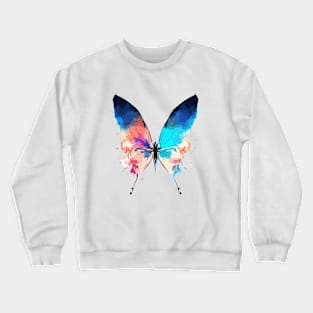 Butterfly Wild Nature Animal Colors Art Crewneck Sweatshirt